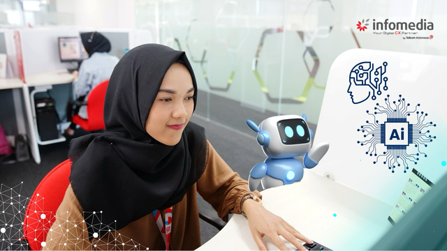 Dengan teknologi 3A, Infomedia berkomitmen untuk menjadi mitra digital terpercaya bagi pelanggan. Menciptakan value dalam setiap tahapan proses bisnis untuk menghasilkan efektifitas dan efisiensi yang optimal. Foto: Dok. Telkom