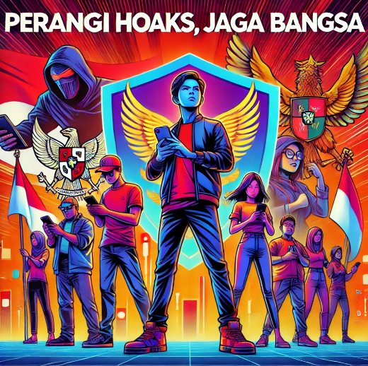 Gambar 1. Ilustrasi Perangi Hoax, Sumber : Diolah Penulis