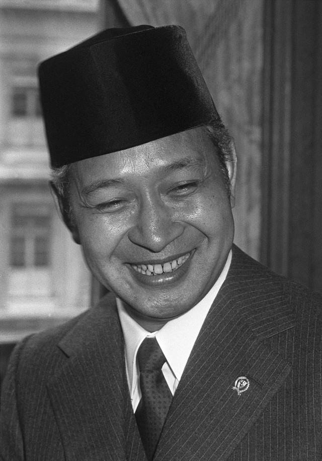 Presiden kedua Soeharto. Foto: AFP