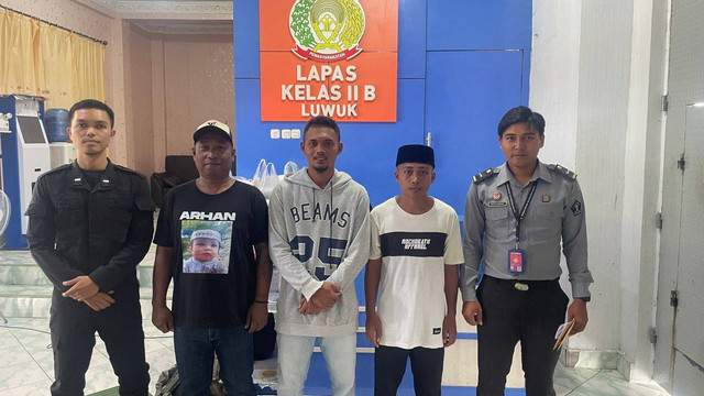 Jalankan Program PB dan CB, Lapas Luwuk Bebaskan 3 Orang WBP