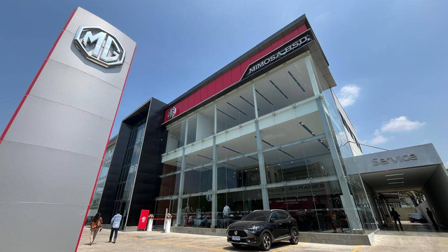 Diler baru MG Motor Indonesia di BSD, Tangerang Selatan. Foto: Aditya Pratama Niagara/kumparan