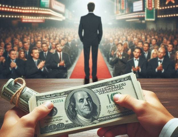 Ilustrasi Money Politics (Ishak/bing creator image Ai).