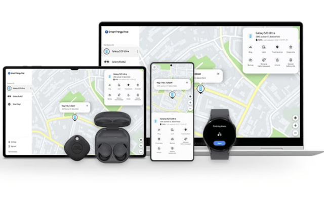 Ilustrasi cara menggunakan Find My Phone Samsung. Foto: Samsung