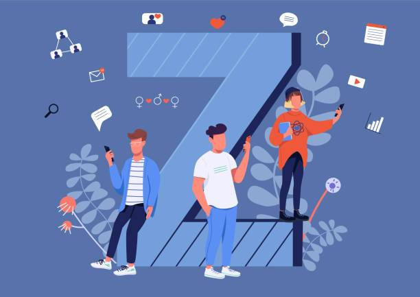 (sumber: https://www.istockphoto.com/id/vektor/ilustrasi-vektor-konsep-datar-komunikasi-gen-z-gm1251099077-365014831)