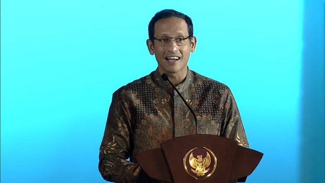 Mendikbudristek, Nadiem Anwar Makarim, Foto: Youtube Kemdikbud RI