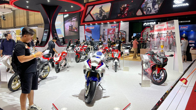 Partisipasi Astra Honda Motor di IMOS 2024. Foto: Trio Witjaksono/kumparan