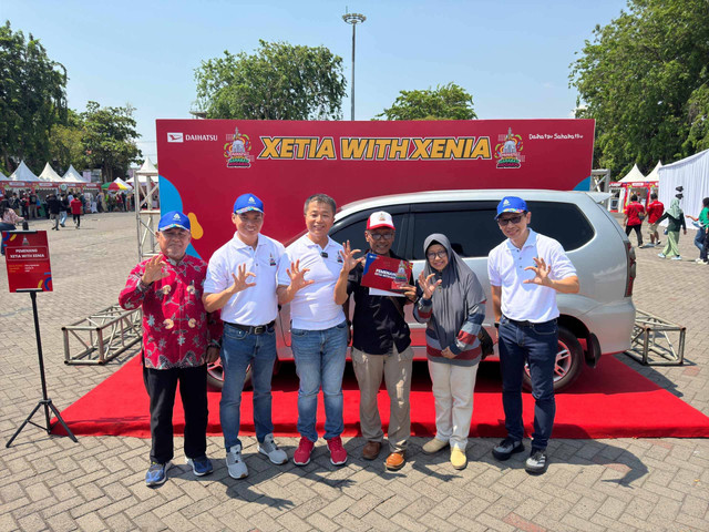 Xetia with Xenia di acara Daihatsu Kumpul Sahabat. Foto: Dok. Daihatsu 