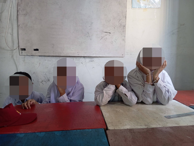 Photo anak-anak autism yang saya ambil sendiri di salah satu instansi (dokumen pribadi)
