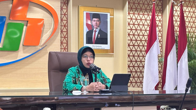 Plt. Kepala Badan Pusat Statistik (BPS) Amalia Adininggar Widyasanti di Kantor Pusat BPS, Selasa (5/11). Foto: Ave Airiza Gunanto/kumparan