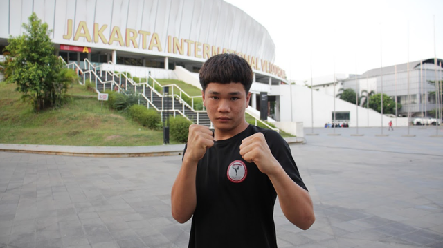 Jerico Moi Tambunan, Atlet Pelatnas PB Pertacami U-18 yang akan mewakili Indonesia di GAMMA MMA World Championships 2024. Foto: PB Pertacami