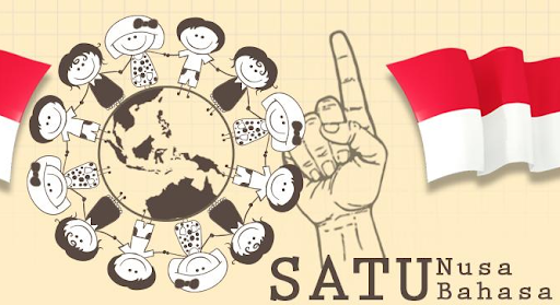 poster penggunaan bahasa indonesia, sumber risma ayu