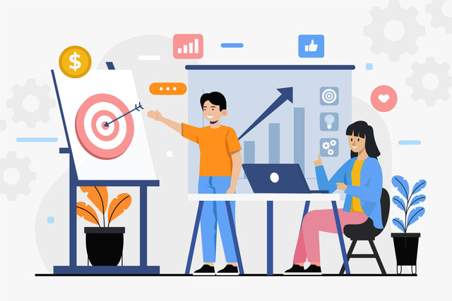 Ilustrasi strategi bisnis yang dilakukan oleh perusahaan. Sumber foto : Freepik.com