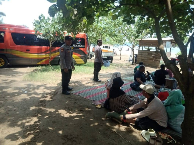 Harkamtibmas, Polres Tulungagung Lakukan Patroli Ditempat Wisata