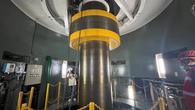 Situasi PLTA Cirata, satu-satunya PLTA bawah tanah (underground) di Indonesia. Foto: Fariza Rizky Ananda/kumparan