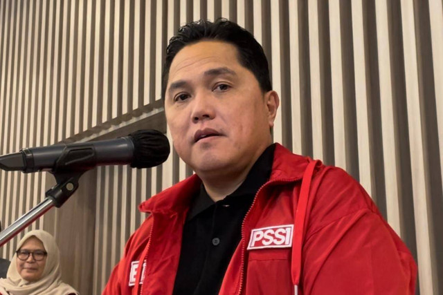 Ketua Umum PSSI Erick Thohir. Foto: Achmad Ghifari/kumparan