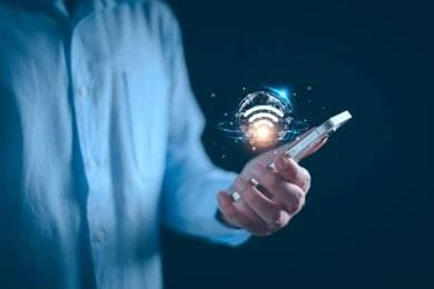  ilustrasi  buzzer: sumber (https://www.shutterstock.com/id/image-photo/internet-wifi-fast-connect-concept-man-2510337461)