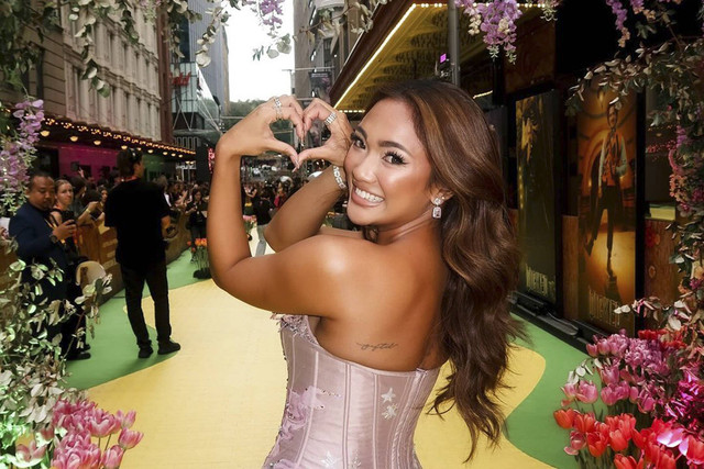 Marion Jola Hadiri Gala Premiere Film Wicked. Foto: Instagram/ @lalamarionmj