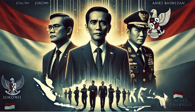 Ilustrasi Fenomena Endorsement Politik Indonesia By AI