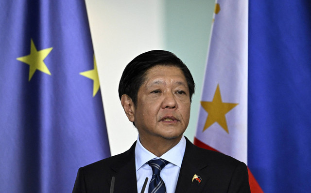 Presiden Filipina Ferdinand "Bongbong" Marcos Jr. Foto: Tobias Schwarz/AFP