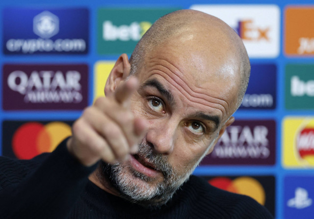 Mantan pelatih Manchester City Pep Guardiola. Foto: Jason Cairnduff/REUTERS