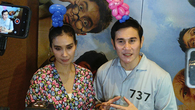 Vino G. Bastian dan Marsha Timothy di Kawasan Sudirman, Jakarta Pusat, Kamis (28/11/2024). Foto: Aprilandika Pratama/kumparan