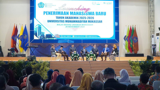 Antusiasme 3000-an Siswa dan 306 Kepala SMA Warnai Peluncuran PMB Unismuh
