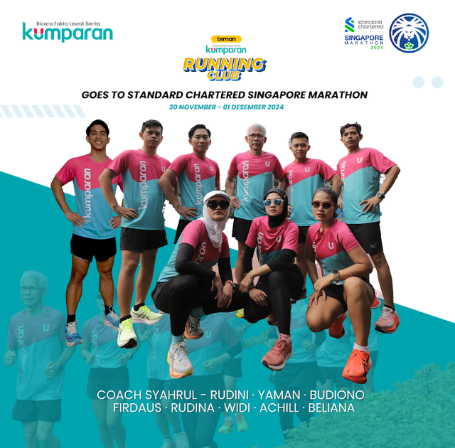 teman kumparan Goes to Standard Cartered Singapore Marathon. Foto: kumparan