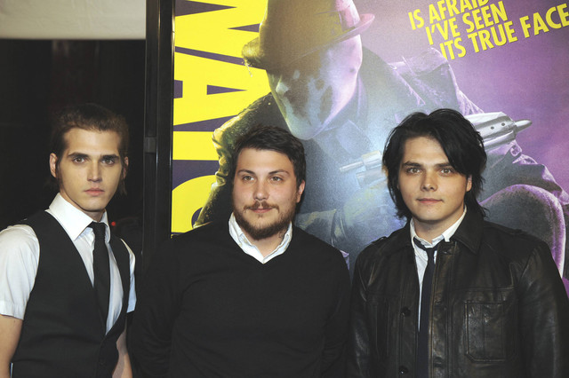 Grup musik 'My Chemical Romance' tiba di pemutaran perdana film Watchmen di Grauman's Chinese Theatre di Hollywood, California, pada tanggal 2 Maret 2009. Foto: Gabriel Bouys/AFP