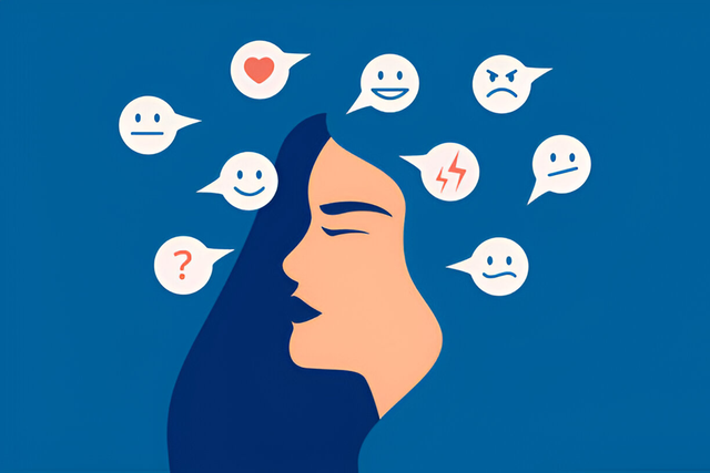 Sumber Foto: https://www.istockphoto.com/id/vektor/konsep-ayunan-suasana-hati-banyak-emosi-mengelilingi-wanita-muda-dengan-gangguan-gm1286189024-382774459