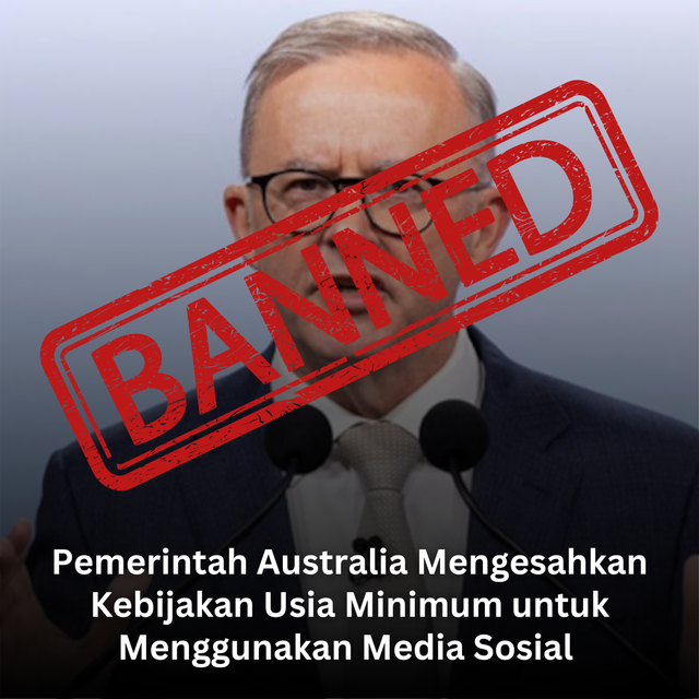 Pemerintah Australia Mengesahkan Kebijakan Usia Minimum untuk Menggunakan Media Sosial. Foto: Ilustrasi Penulis.