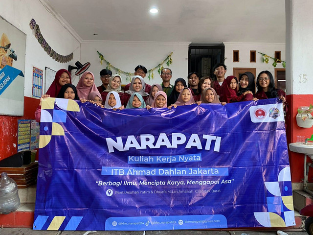 Pertemuan Pertama KKN Narapati Bersama Panti Asuhan Mizan Amanah Cilandak Barat. 
