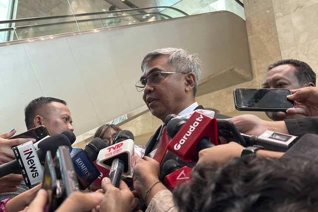 Ketua KPK terpilih Setyo Budiyanto di gedung Parlemen, Jakarta pada Kamis (5/12/2024). Foto: Abid Raihan/kumparan