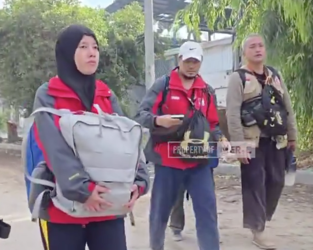 Relawan medis dari Indonesia dipaksa Israel meninggalkan RS Kamal Adwan Gaza Utara, 6 Desember 2024. Foto: MER-C