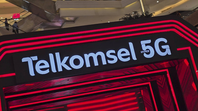 Logo Telkomsel 5G. Foto: Aditya Panji/kumparan