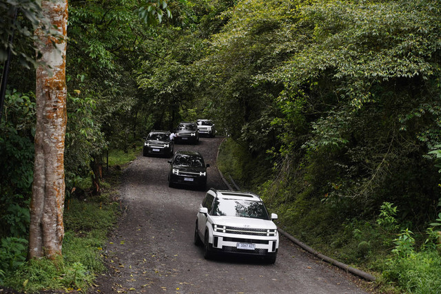 Test drive all-new Hyundai Santa Fe hybrid dari Bandung ke Garut. Foto: HMID