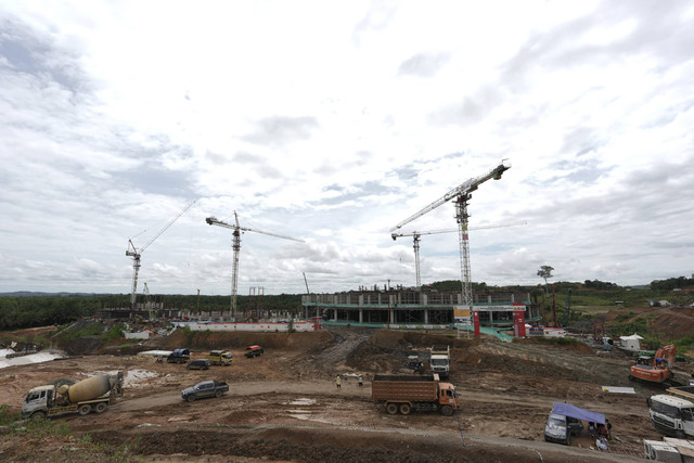 Pembangunan Masjid Negara di IKN. Foto: Dok. Kantor Komunikasi Kepresidenan
