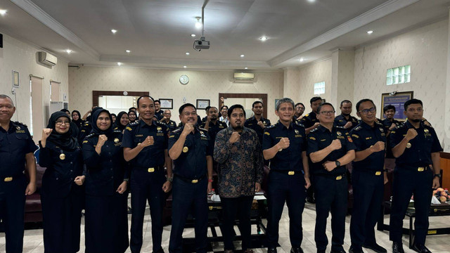 Webinar antikorupsi memperingati Hari Anti Korupsi Sedunia (HAKORDIA) yang diselenggarakan Kantor Bea Cukai Yogyakarta, Selasa (10/12). Foto: Hafiq/Pandangan Jogja