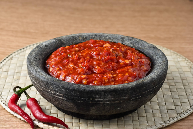 Ilustrasi sambal terasi. Foto: Shutterstock
