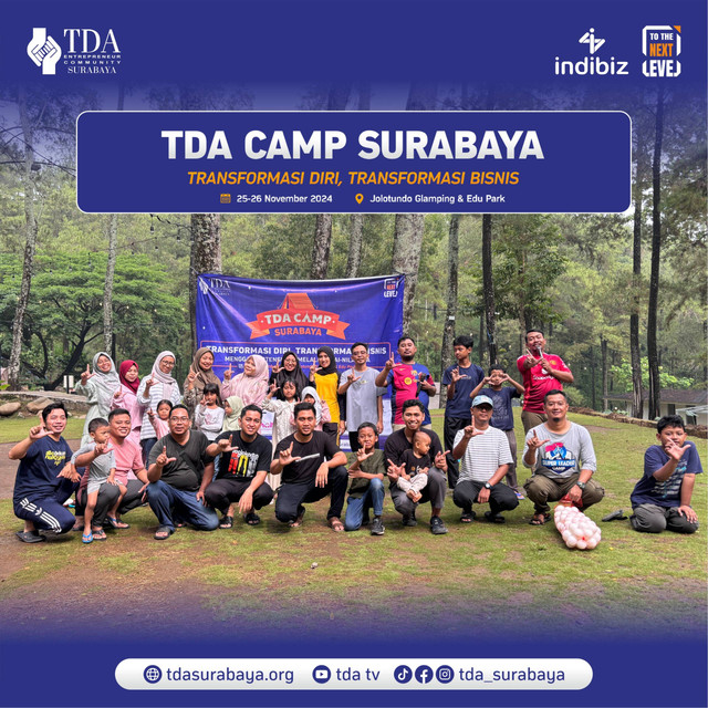 TDA Cam Surabaya Usung Tema Transformasi Diri dan Transformasi Bisnis