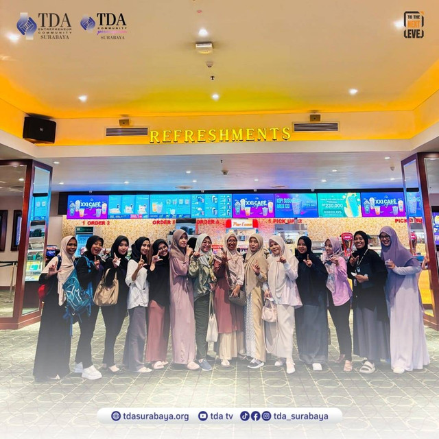 Dukung Ekonomi Kreatif, TDAP Surabaya Gelar Nobar Karya Member TDA