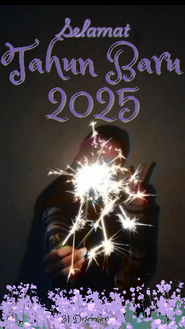 foto selamat tahun baru 2025 edit by https://canva.com