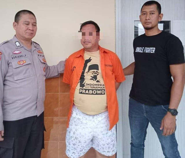 Pelaku penipuan yang berhasil diamankan. | Foto: Dok Humas Polres Pringsewu