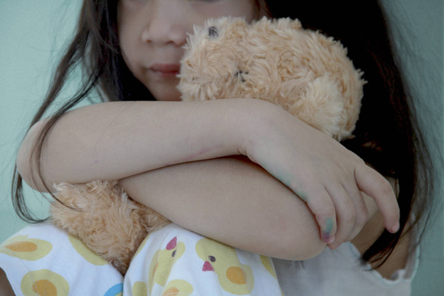 Ilustrasi anak takut. Foto: Mama Belle and the kids/Shutterstock