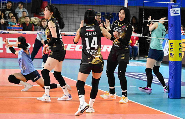Megawati Hangestri Pertiwi bersama Red Sparks di musim 2024. Foto: kovo.co.kr