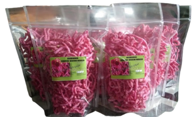 Produk sistik buah naga sebagai produk unggulan di Desa Batujajar Timur (Sumber: Nanda et al. (2024))