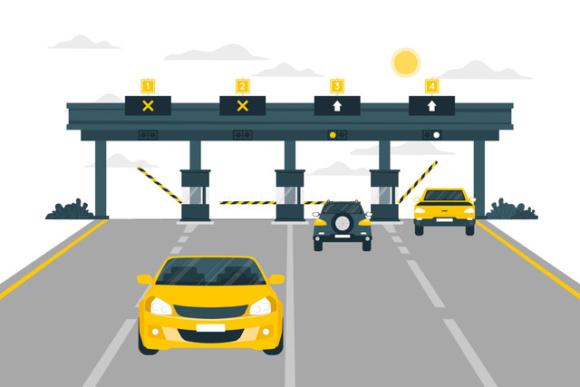 Ilustrasi Jalan Tol. Soucre : Freepik.com