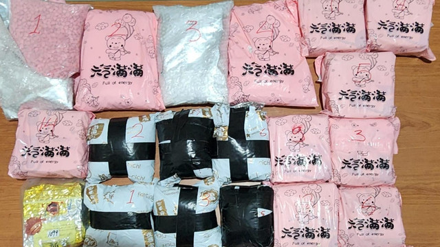 Barang bukti narkoba saat disita Polresta Bogor dari mobil Pajero. Foto: Dok. Istimewa