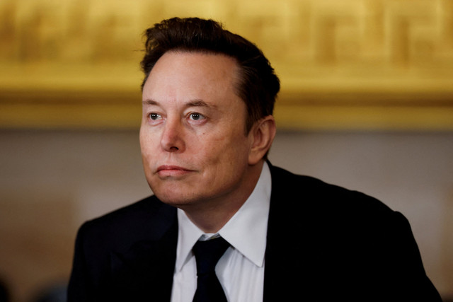CEO Tesla dan SpaceX Elon Musk menghadiri pelantikan Presiden dan Wakil Presiden Amerika Serikat di Rotunda Gedung Capitol, Washington, DC, Amerika Serikat, Senin (20/1/2025). Foto: Chip Somodevilla/Pool via REUTERS