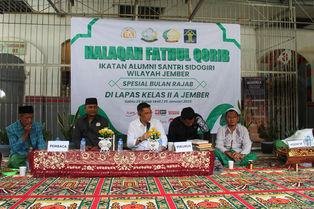 Kepala Lapas Jember Membuka Kegiatan