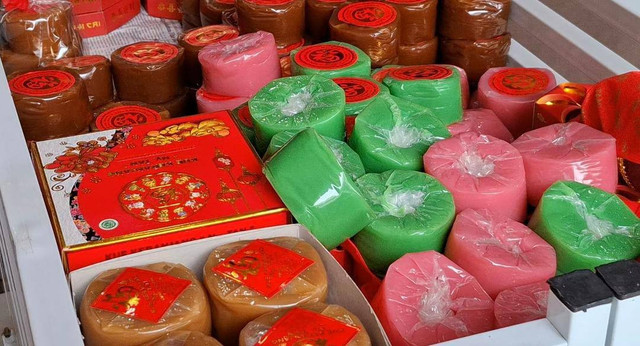 Ilustrasi Kue Keranjang yang selalu ada di setiap perayan Imlek. (Foto: M Wulan)